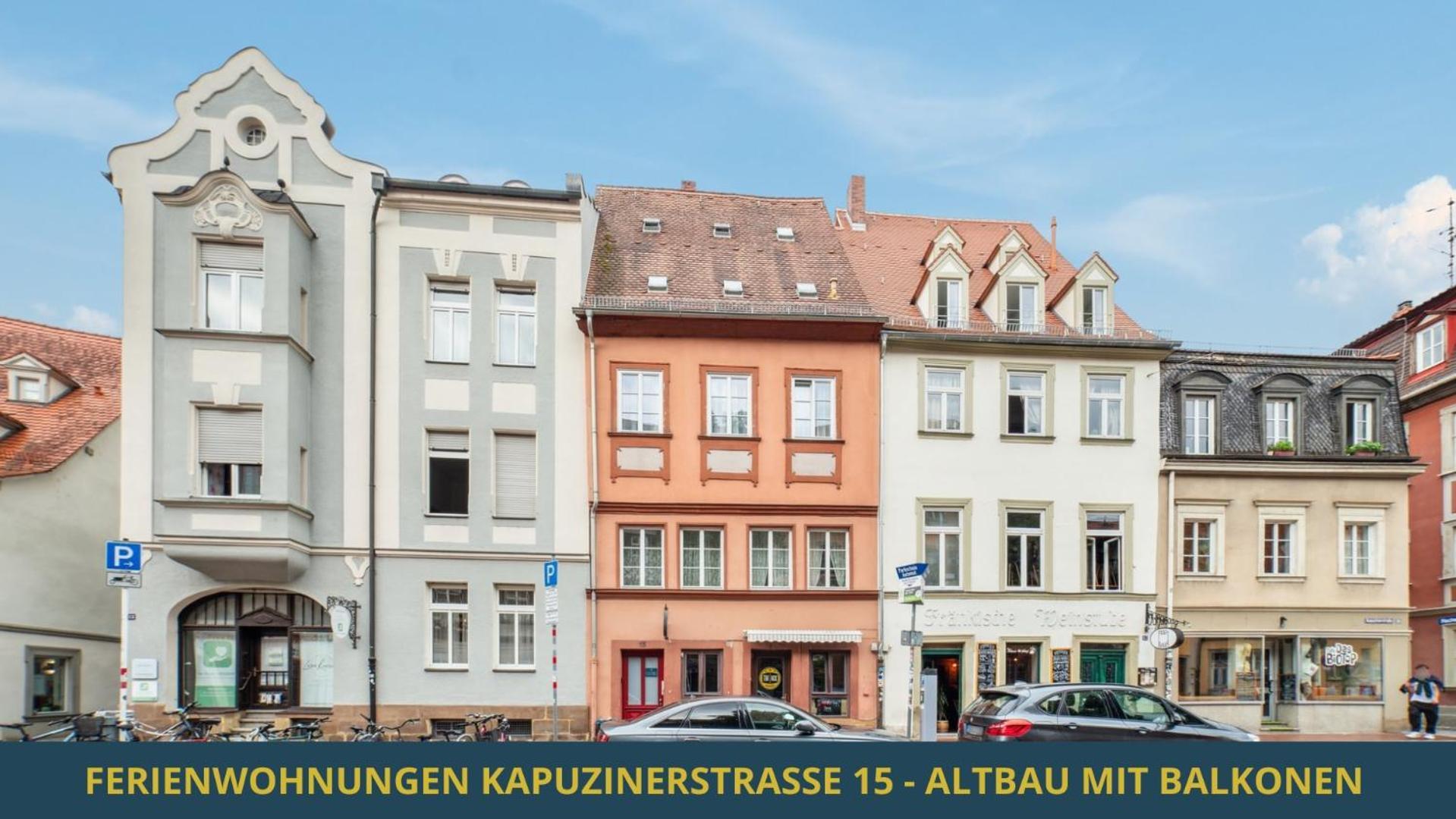 Neu Kapapart15 - 6 Schoene Fewos Mit Einbaukueche, Bad Und Balkon In Der Altstadt Auf Bambergs Insel Eksteriør billede